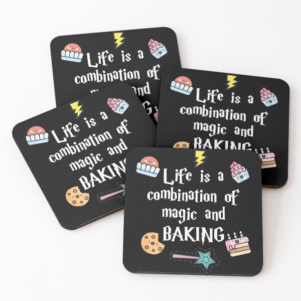 Item preview, Life is a Combination of Magic and Baking designed and sold by Hapoel.