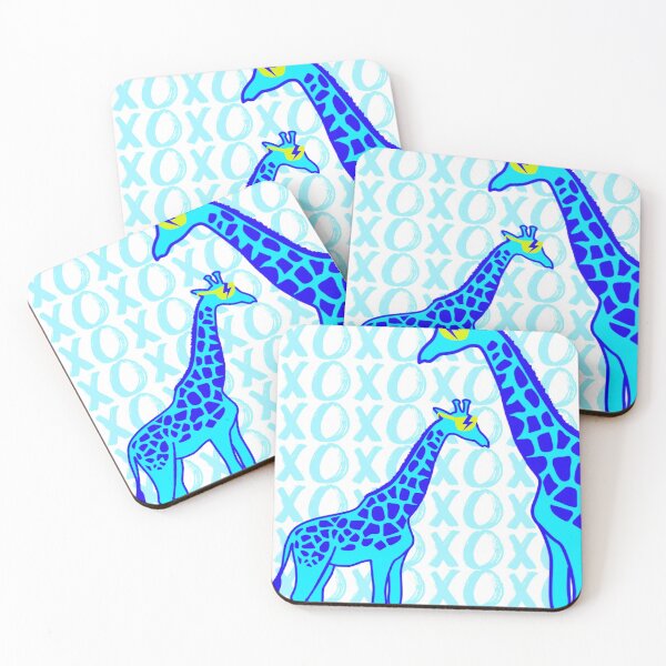 Item preview, giraffe xoxo - blue designed and sold by Julia Santos.