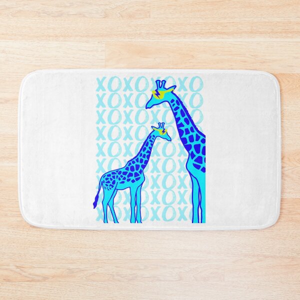Item preview, giraffe xoxo - blue designed and sold by Julia Santos.