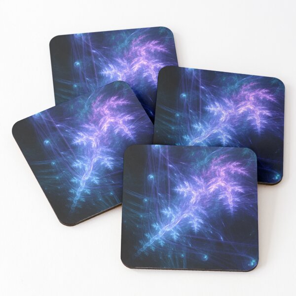 Item preview, Beautiful Abstract Pattern Of Colored Smooth Lines On A Black Background designed and sold by tatkhagata.