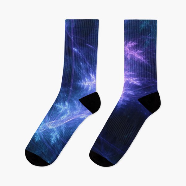 Item preview, Beautiful Abstract Pattern Of Colored Smooth Lines On A Black Background designed and sold by tatkhagata.
