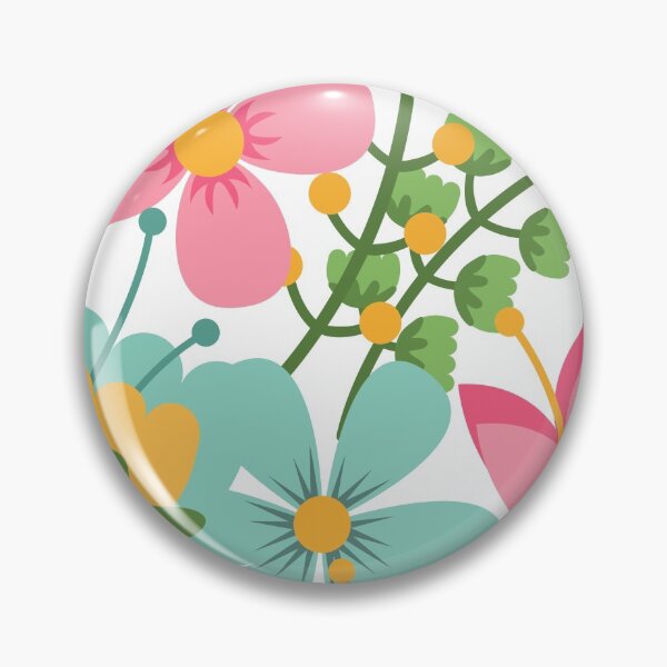 Item preview, Colorful Floral Theme | Floral Stickers designed and sold by RizaMonera.