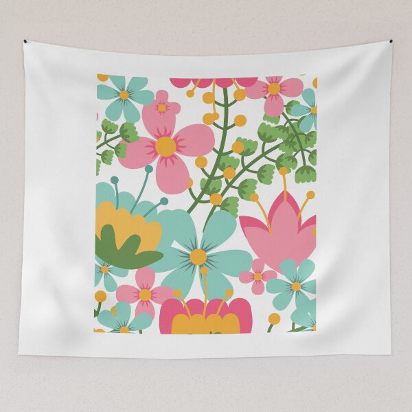 Item preview, Colorful Floral Theme | Floral Stickers designed and sold by RizaMonera.