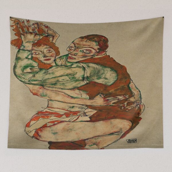 Item preview, Egon Schiele - lovers designed and sold by Vivanne-art.
