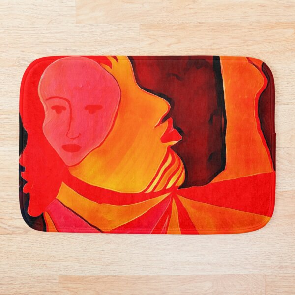 Stream of Consciousness Art Bath Mat