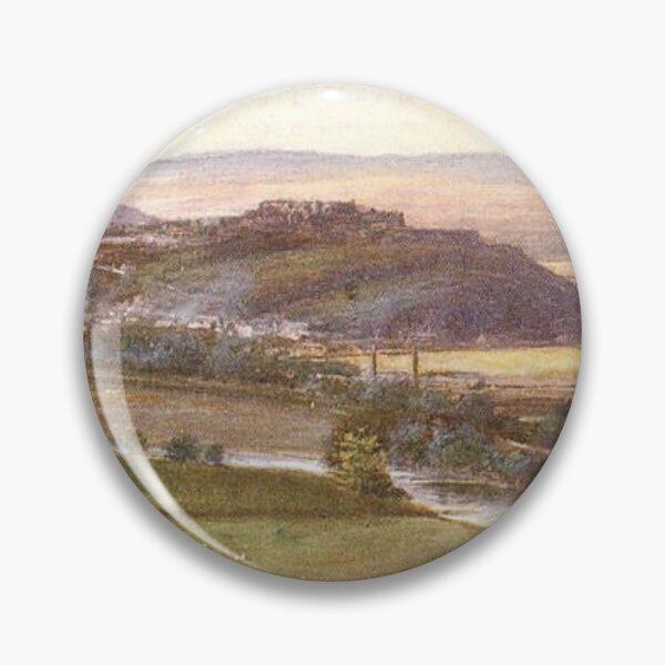 Item preview, Vintage Illustration of the view of Stirling from Abbey Craig designed and sold by yourscotland.