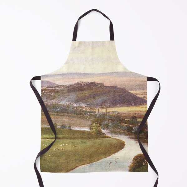 Item preview, Vintage Illustration of the view of Stirling from Abbey Craig designed and sold by yourscotland.