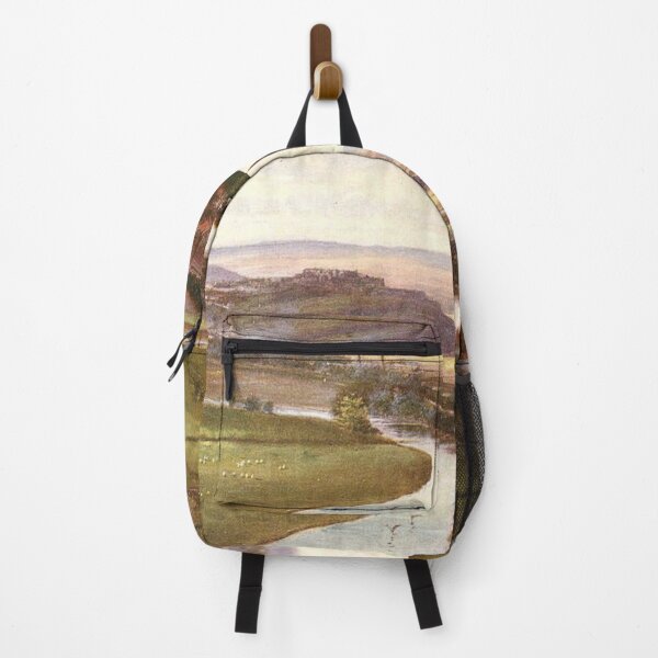 Item preview, Vintage Illustration of the view of Stirling from Abbey Craig designed and sold by yourscotland.