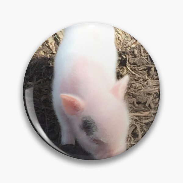 Item preview, Pig sniffing flower designed and sold by SaraAnnDesigns.