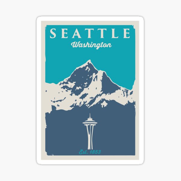 Seattle Washington. Sticker