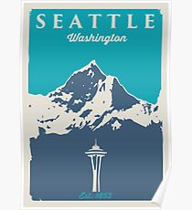 Seattle Washington. Poster