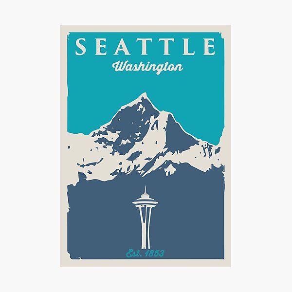 Seattle Washington. Photographic Print