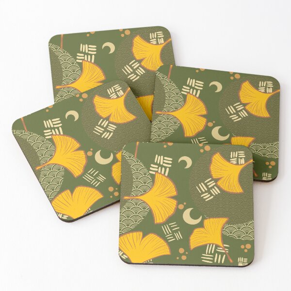 Item preview, Ginkgo Autumn moon designed and sold by OneNineSix.
