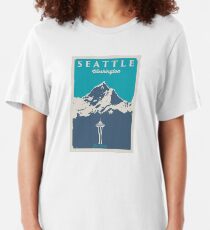 Seattle Washington. Slim Fit T-Shirt