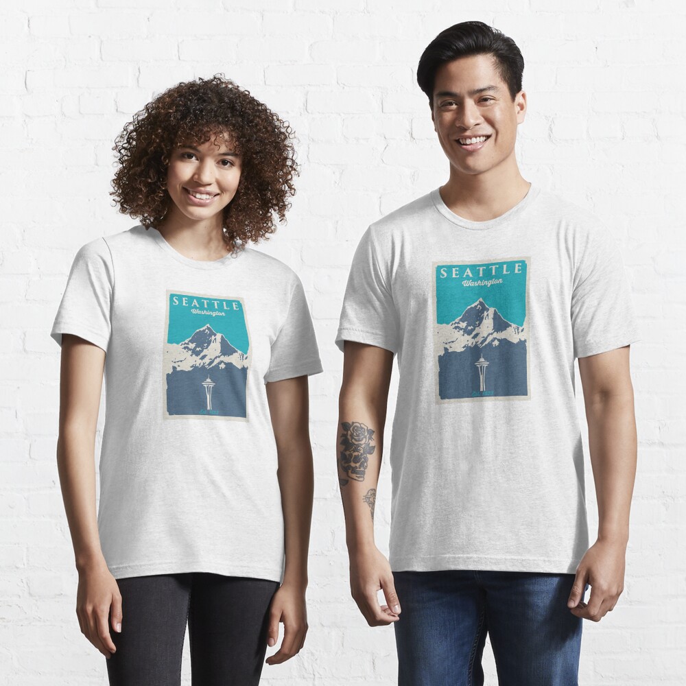 Seattle, Washington. Camiseta esencial
