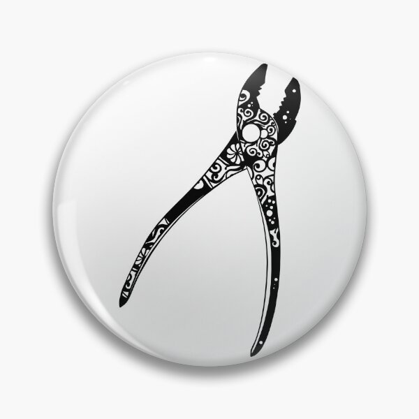 Item preview, Pliers Zentangle designed and sold by sticking-w-you.