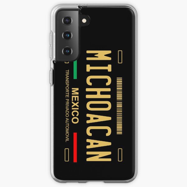 Michoacan License Plate Modern Design iPhone Case & Cover Samsung Galaxy Soft Case