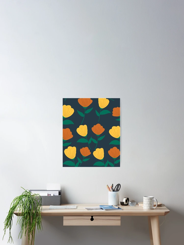 Thumbnail 2 of 3, Poster, Spring Floral Theme | Spring Stickers designed and sold by RizaMonera.