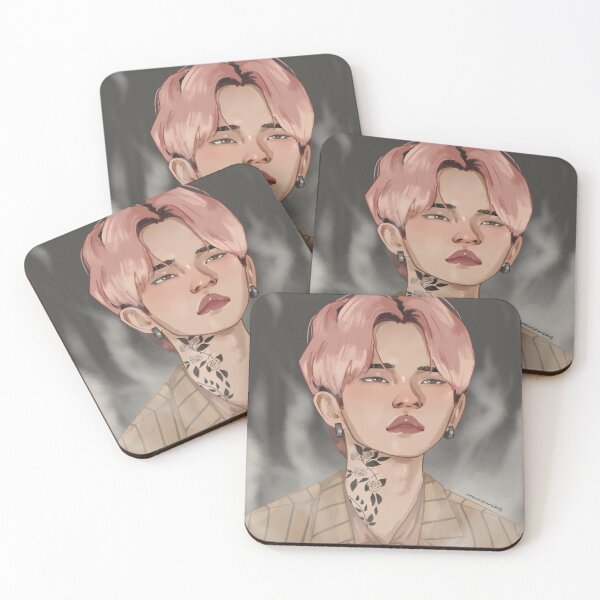 Item preview, Pink Tattoo Yeonjun  designed and sold by Moonstarart.