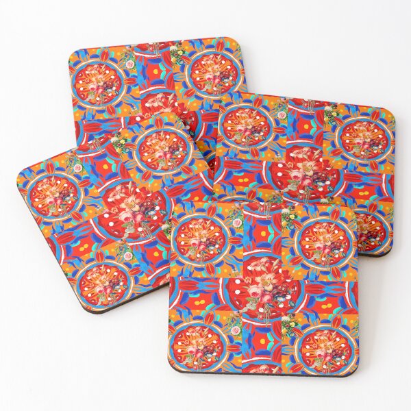 Item preview, Summer citrus ,boho,floral Mediterranean style , pattern  designed and sold by MariaMarinova.
