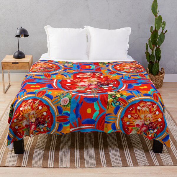 Item preview, Summer citrus ,boho,floral Mediterranean style , pattern designed and sold by MariaMarinova.