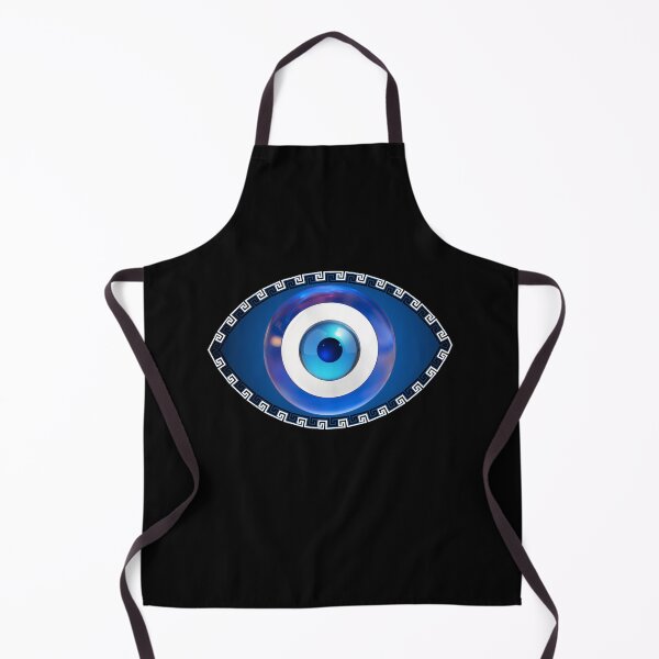 Item preview, Mati Evil Eye Small Greek Keys designed and sold by Yiorgos Designs.