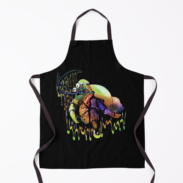 Item preview, Psychedelic Melting Rainbow Colorful Hermit Crab  designed and sold by iduzarts.