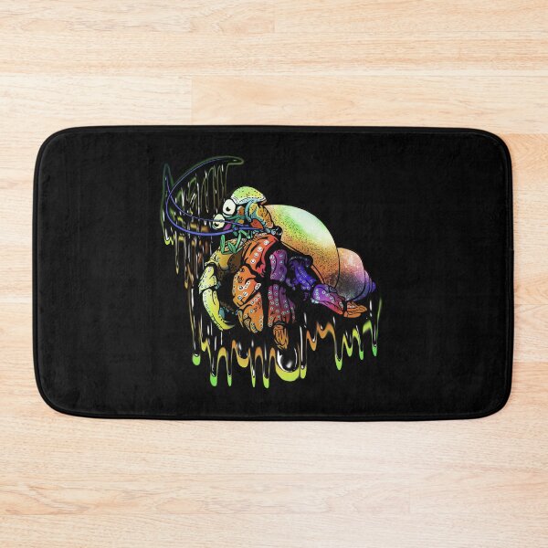 Item preview, Psychedelic Melting Rainbow Colorful Hermit Crab  designed and sold by iduzarts.