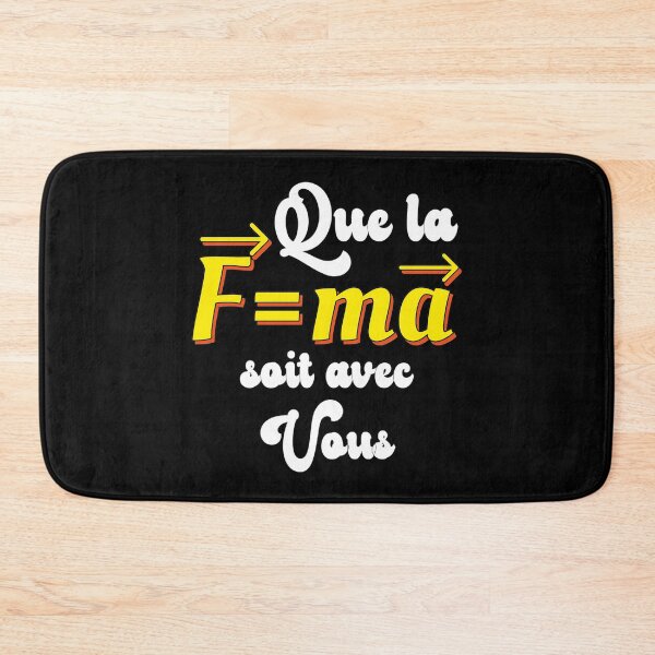 Item preview, Que la force soit avec vous: cadeau drôle pour les profs de physique et les profs agrégés designed and sold by thegiftedadult.