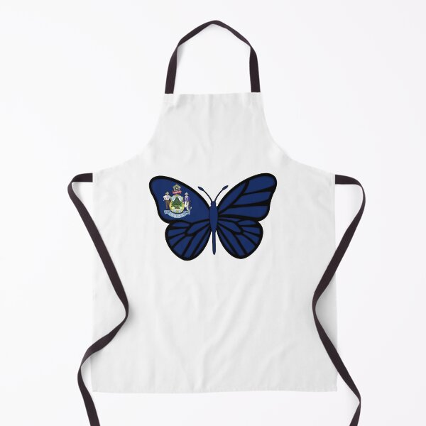 Item preview, State of Maine Flag Butterfly designed and sold by Gsallicat.