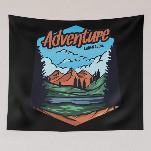 Item preview, Adventure Adrenaline Vintage Nature Adventurer designed and sold by roocky.