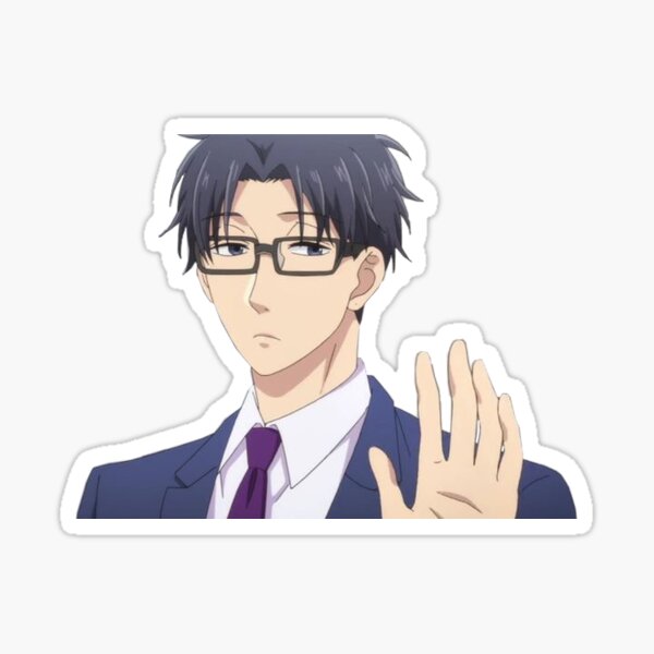 Hirotaka Wotakoi: Love is hard for Otaku Sticker by almacrump