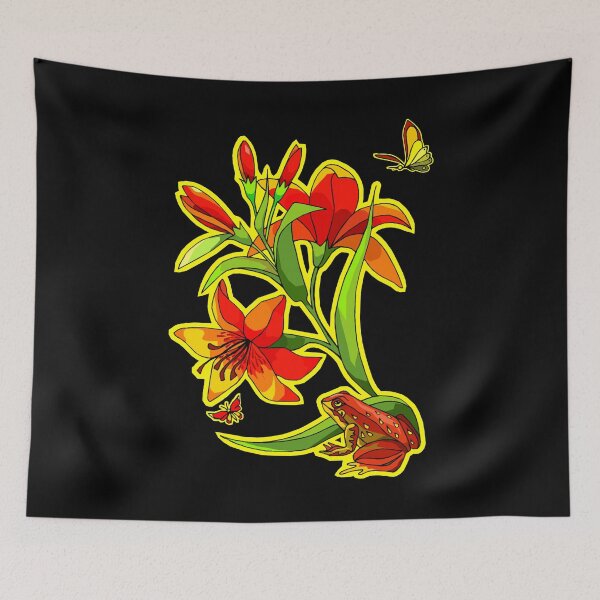 Item preview, Tiger Lily Frog designed and sold by janraydesigns.
