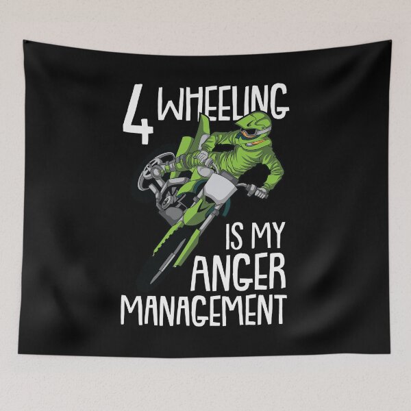Item preview, 4 Wheelings is my Anger Mangament MotocrossDirt Biking  designed and sold by Rzelemenz.