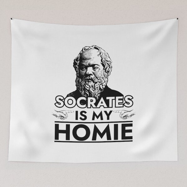 Item preview, Socrates Is My Homie Philosophy Gift designed and sold by The Junto Shop.