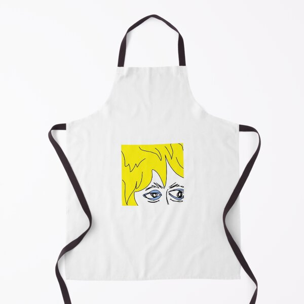 Item preview, yellow mullet blue eyeshadow minimalist cartoon designed and sold by greendesign111.