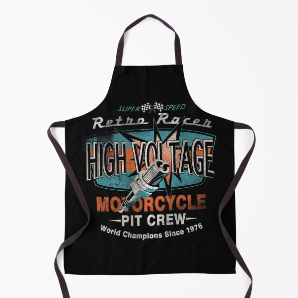 Item preview, High voltage- motorcycle pit crew- biker design designed and sold by josephsteez.