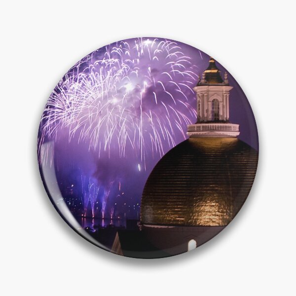 Item preview, Spectacular Fourth of July Fireworks behind Massachusetts State House designed and sold by Stephen Orsillo.
