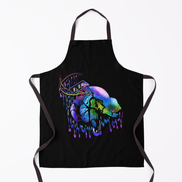 Item preview, Blue Psychedelic Melting Rainbow Colorful Hermit Crab: cool, like wearing pixel sunglasses cool designed and sold by iduzarts.