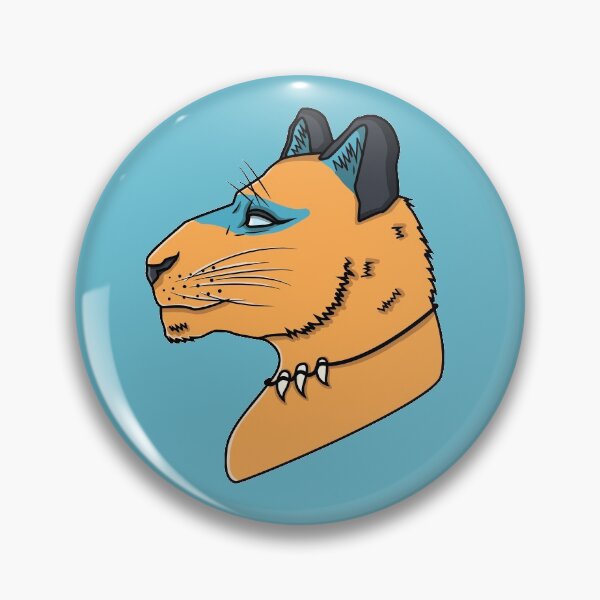 Item preview, Tribal Lion - Blue & Orange designed and sold by zero-tiger-one.