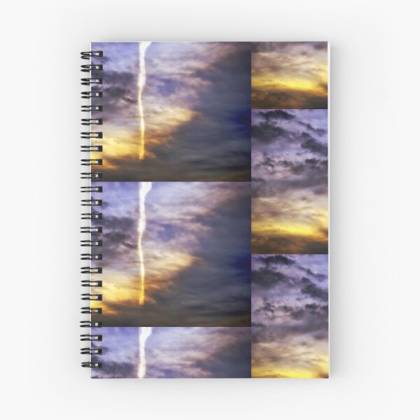Item preview, Sunset Sky Appears Split from Chemtrail or Contrail designed and sold by Stephen Orsillo.