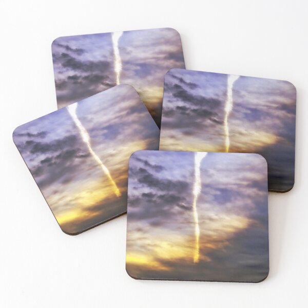 Item preview, Sunset Sky Appears Split from Chemtrail or Contrail designed and sold by Stephen Orsillo.