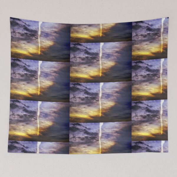 Item preview, Sunset Sky Appears Split from Chemtrail or Contrail designed and sold by Stephen Orsillo.