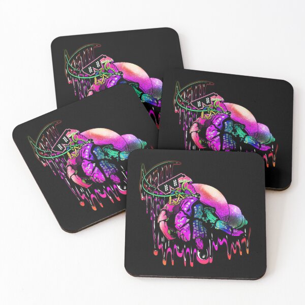 Item preview, Pink Psychedelic Melting Rainbow Colorful Hermit Crab: cool, like wearing pixel sunglasses cool designed and sold by iduzarts.