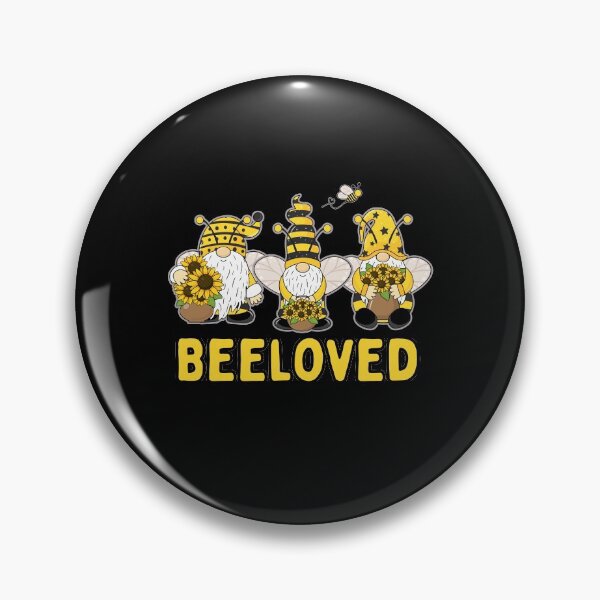 Item preview, 3 Cute Bee Gnomes Yellow Honey Bees Sunflowers Beeloved designed and sold by funnytshirtemp.