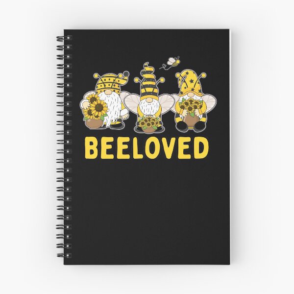 Item preview, 3 Cute Bee Gnomes Yellow Honey Bees Sunflowers Beeloved designed and sold by funnytshirtemp.