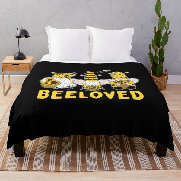 Item preview, 3 lindos gnomos de abeja Abejas de miel amarillas Girasoles Beeloved designed and sold by funnytshirtemp.