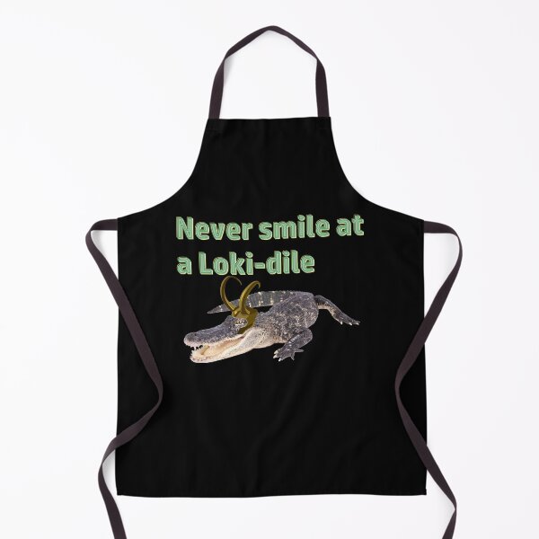 Item preview, Never Smile at a Loki-dile designed and sold by Kyllerbuzcut.