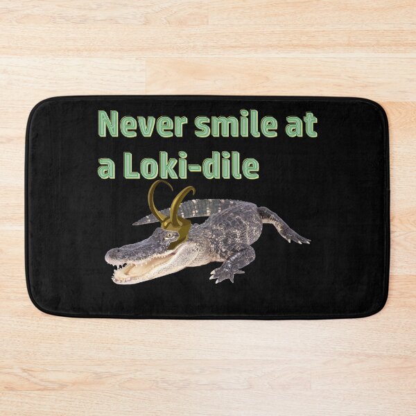 Item preview, Never Smile at a Loki-dile designed and sold by Kyllerbuzcut.