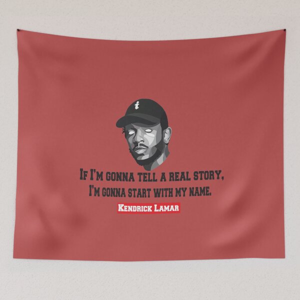 Aperçu de l'œuvre Kendrick Lamar - best quote, gift dad, music fans créée et vendue par SHINIGAMI-SHOP.